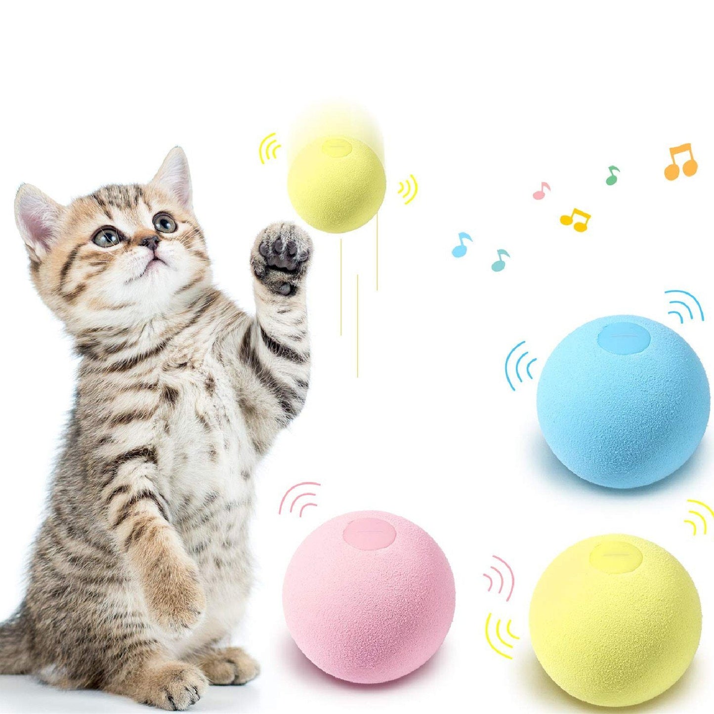 SmartBall™ - Balle intelligente d'apprentissage pour chat