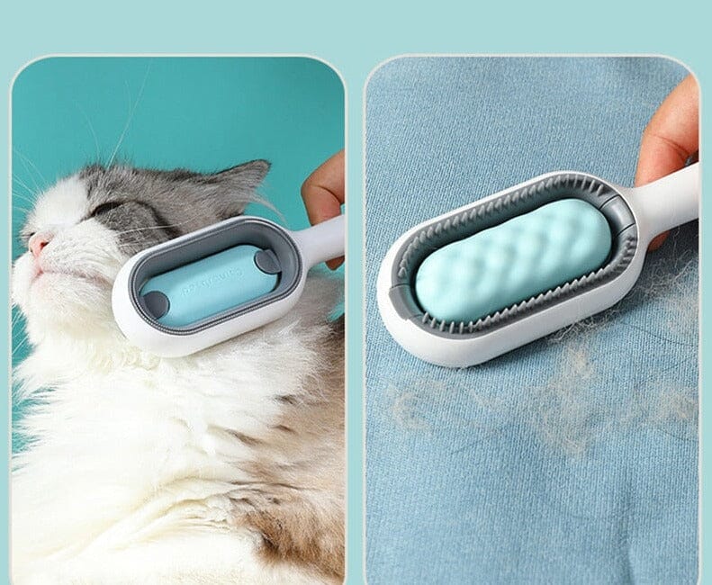 DoubleFaceBrosse™ | Brosse pour chats & chiens - Mon ami le chat