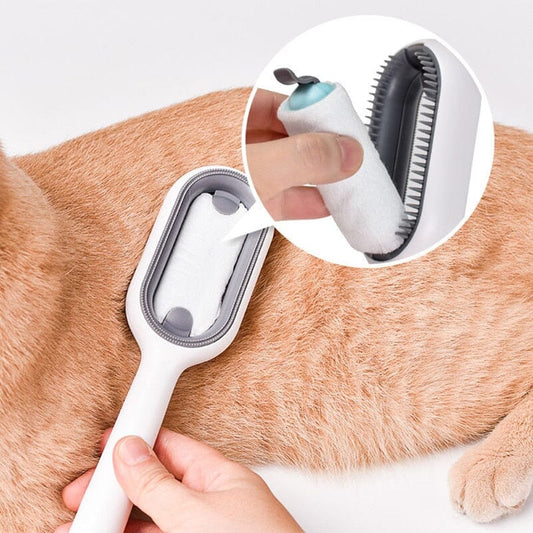 DoubleFaceBrosse™ | Brosse pour chats & chiens - Mon ami le chat